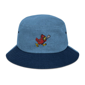 dirty bird denim bucket hat