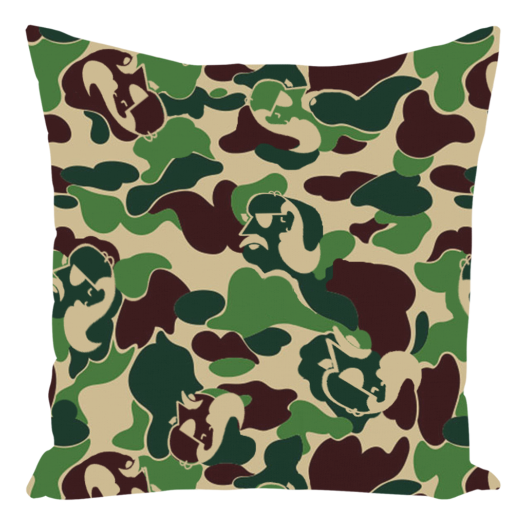 the (official) throw pillow - camo print