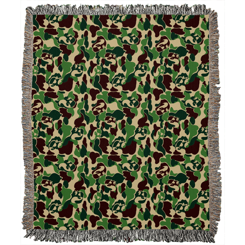 the (official) woven blanket - camo print
