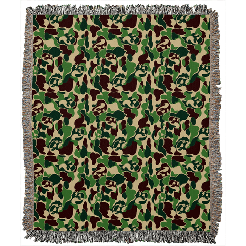 the (official) woven blanket - camo print