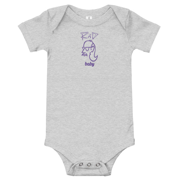 rad embroidered onesie