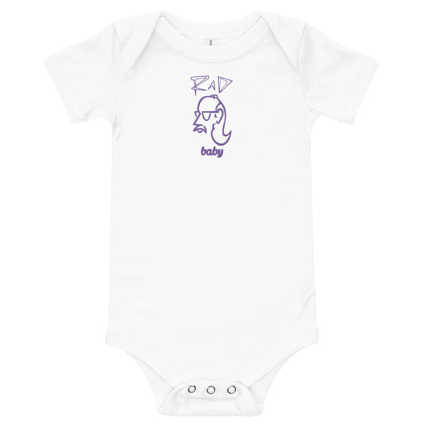 rad embroidered onesie