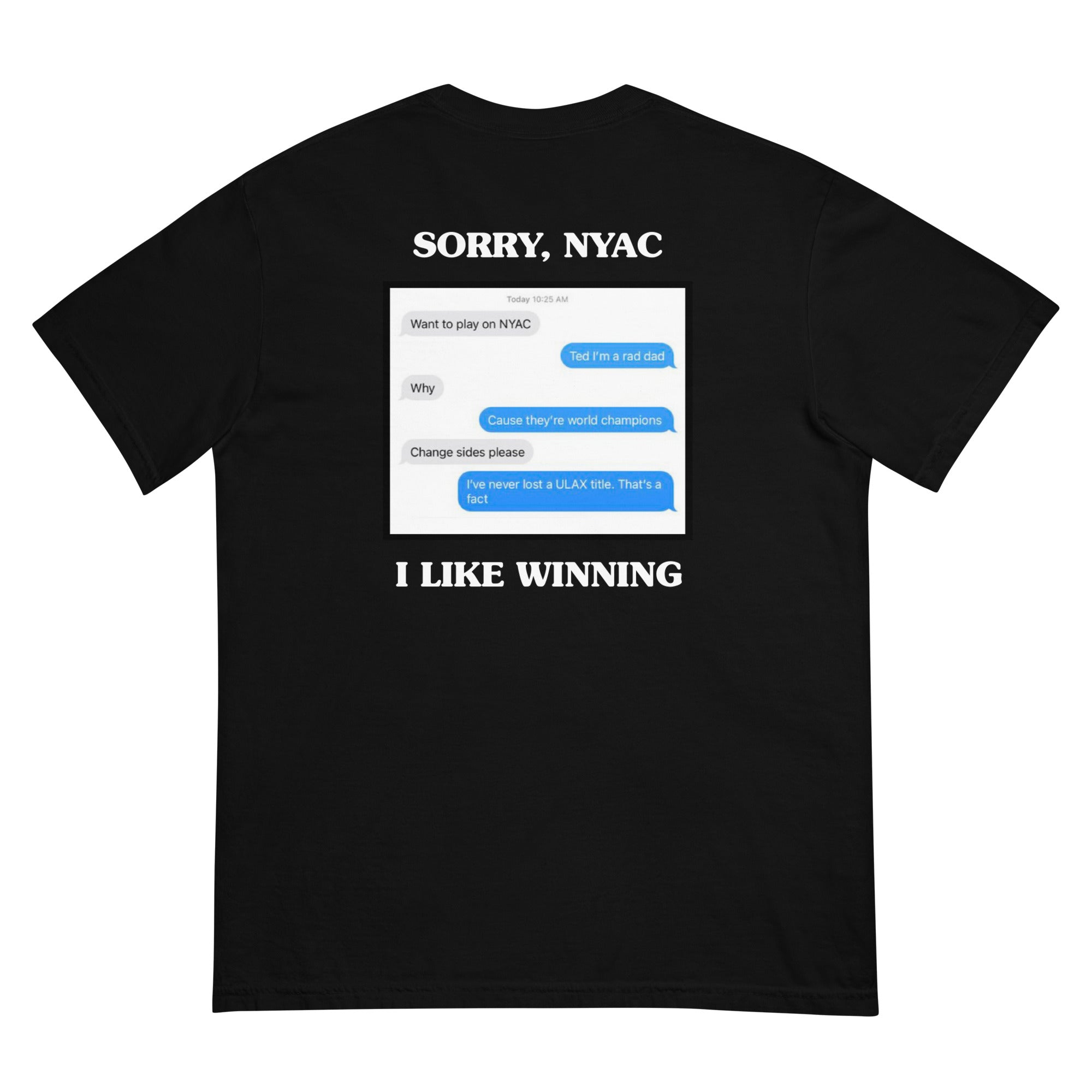embroidered dads tee - winners edition