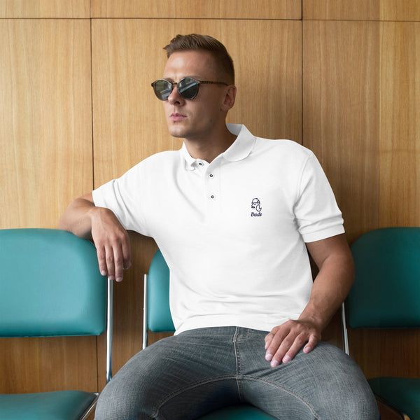 embroidered dads polo
